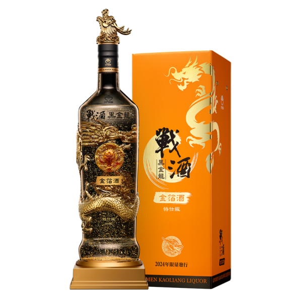 戰酒黑金龍 金箔酒3.6L-龍年特仕版