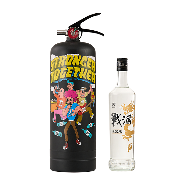 戰酒黑金龍 滅火器造型禮盒